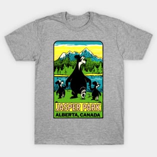 Jasper National Park Alberta Canada Vintage T-Shirt